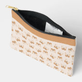 Pochette À Accessoires Papillon beige (Ouvrir)