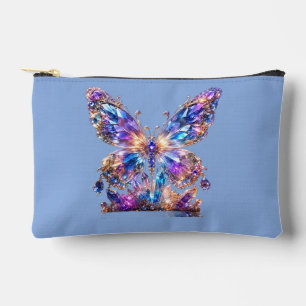 Pochette À Accessoires Papillon Cristal Arc-en-Ciel Étincelle Colorée