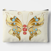 Pochette À Accessoires Papillon Orné d'Or (Recto)