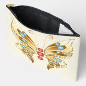 Pochette À Accessoires Papillon Orné d'Or (Ouvrir)