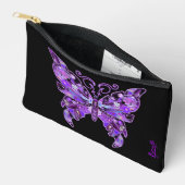 Pochette À Accessoires Papillon pourpre 31 (Ouvrir)