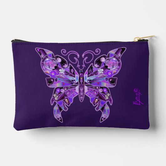 Pochette À Accessoires Papillon pourpre 31 (Verso)