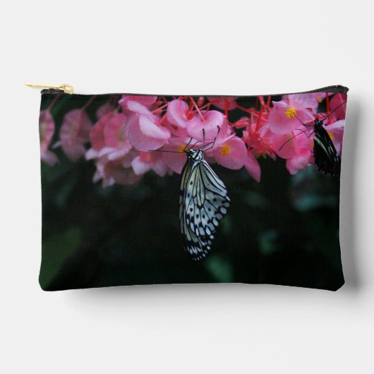 Pochette À Accessoires Papillon suspendu aux fleurs (Recto)