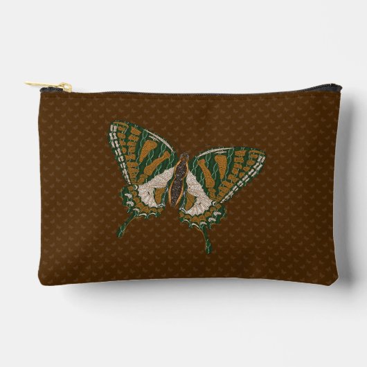 Pochette À Accessoires Papillon Swallowtail indigène (Recto)