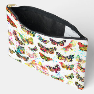 Pochette À Accessoires Papillons aquarelle mignons et tendance