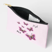 Pochette À Accessoires Papillons volants (Ouvrir)