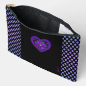 Pochette À Accessoires Parapluie violet & coeurs .7 (Ouvrir)
