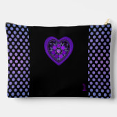 Pochette À Accessoires Parapluie violet & coeurs .7 (Verso)