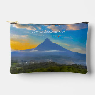 Pochette À Accessoires Parc national des Virunga, RD Congo - Volcan