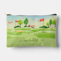 Parcours de golf Scène Nom personnalisé