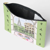 Pochette À Accessoires Paris et tour Eiffel fantaisistes (Ouvrir)