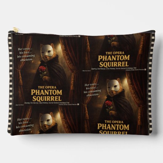 Pochette À Accessoires Parodie de l'Opéra Fantôme Écureuil (Recto)
