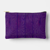 Pochette À Accessoires Parquet Violet en Bois (Recto)