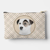 Pochette À Accessoires Parson Jack Russell Terrier Peinture Chien d'anima (Verso)
