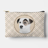 Pochette À Accessoires Parson Jack Russell Terrier Peinture Chien d'anima (Recto)