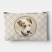 Pochette À Accessoires Parson Jack Russell Terrier Peinture Chien d'anima (Verso)