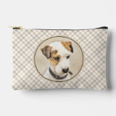 Pochette À Accessoires Parson Jack Russell Terrier Peinture Chien d'anima (Recto)