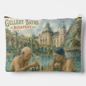 Pochette À Accessoires Partie d'échecs Gellert Baths Budapest Hongrie (Verso)