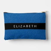 Pochette À Accessoires Parties scintillant bleue, Arrière - plan Parties (Verso)