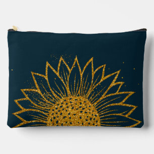 Pochette À Accessoires Parties scintillant Fête des Mères de tournesol Ma