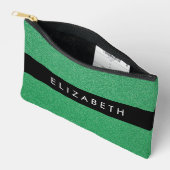 Pochette À Accessoires Parties scintillant verte, Arrière - plan Parties (Ouvrir)