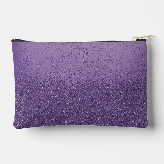 Pochette À Accessoires Parties scintillant violet Faux Valentine (Verso)