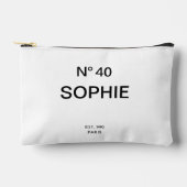 Pochette À Accessoires Pas de 40 French Chic 40e Anniversaire (Recto)