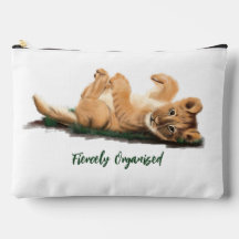 Pastel Baby Lion Petit Pouch Faune adorable