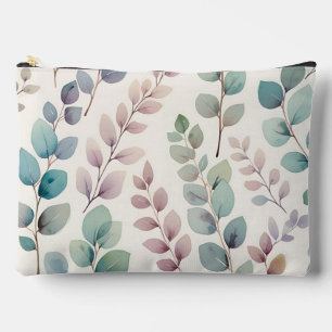Pochette À Accessoires Pastel doux Pretty Eucalyptus Motif Feuille