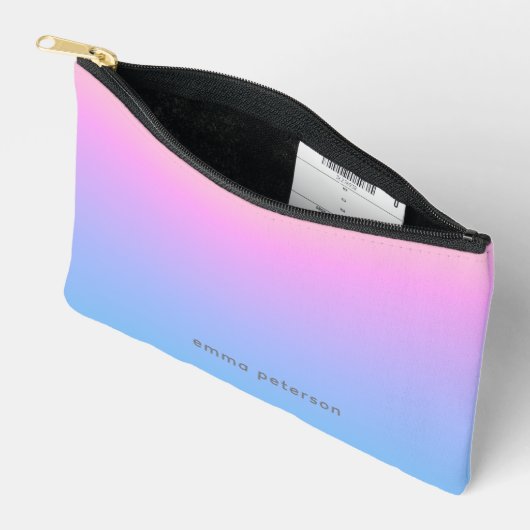 Pochette À Accessoires Pastel Summer Sunset Vibe Gradient (Ouvrir)