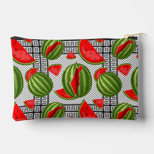 Pochette À Accessoires Pastèque Palestine - Slice (Verso)