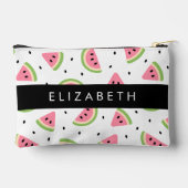 Pochette À Accessoires Pastèque Rose, Pâtes De Pâques, Votre Nom (Verso)