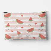 Pochette À Accessoires Pastèques rouges, Coeurs, Grandes Pâtes, Motif d'é (Verso)