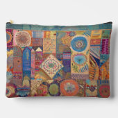 Pochette À Accessoires Patchwork Mandala Ziphed Pouch (Recto)