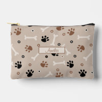 Pâtes et os de chien mignons motif et nom personna