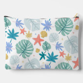 Pochette À Accessoires Patrón de verano con hojas tropicales (Verso)