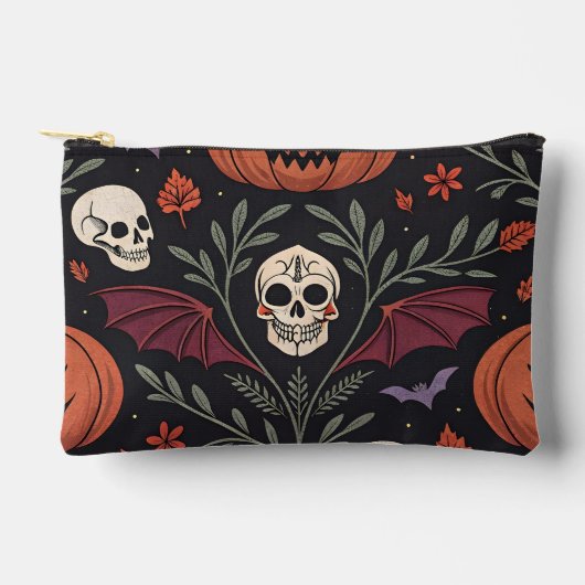 Pochette À Accessoires Pattern d'Halloween (Recto)