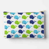 Pochette À Accessoires Pattern of Whales, Cute Whales, Sea Animals (Verso)