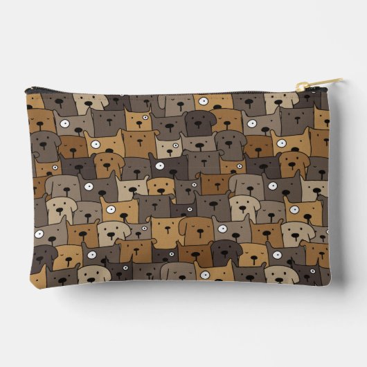Pochette À Accessoires Pattern Pets Cute Dogs Lover (Verso)