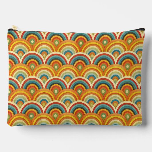 Pochette À Accessoires Pattern Rainbow  (Recto)