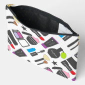 Pochette À Accessoires Patters de collage (Ouvrir)