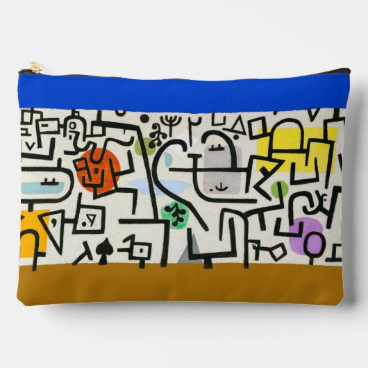 Pochette À Accessoires Paul Klee Rich Harbor Expressionnisme abstrait (Recto)
