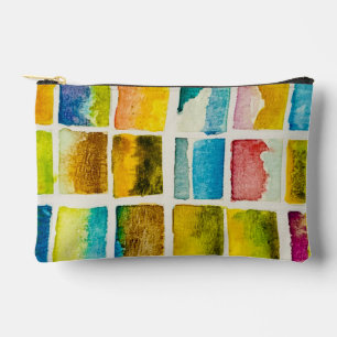 Pochette À Accessoires Paysage Abstrait de Nuages à l'Aquarelle