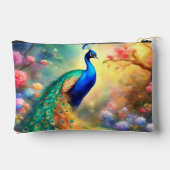 Pochette À Accessoires Peacock Bird 100 avec fleurs (Verso)