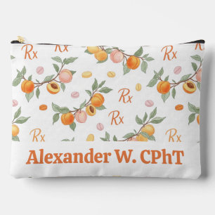 Pochette À Accessoires Pêches, Abricots Personnalisés & Pharmacie RX