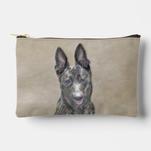 Pochette À Accessoires Peinture de Berger Hollandais Chien de Compagnie O