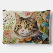 Pochette À Accessoires Peinture de chat (Recto)