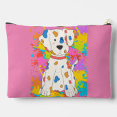 Pochette À Accessoires peinture de chien (Verso)