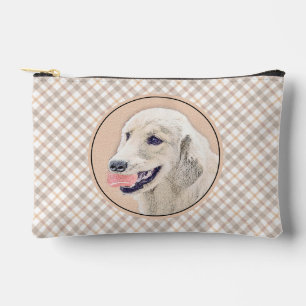 Pochette À Accessoires Peinture de Golden Retriever Art Original de Chien