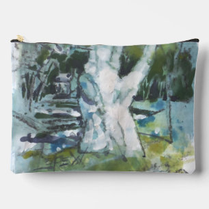 Pochette À Accessoires Peinture de l'arbre de la patience / Artiste Larry